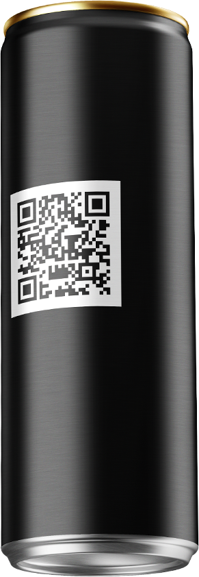 Crooks can with QR code